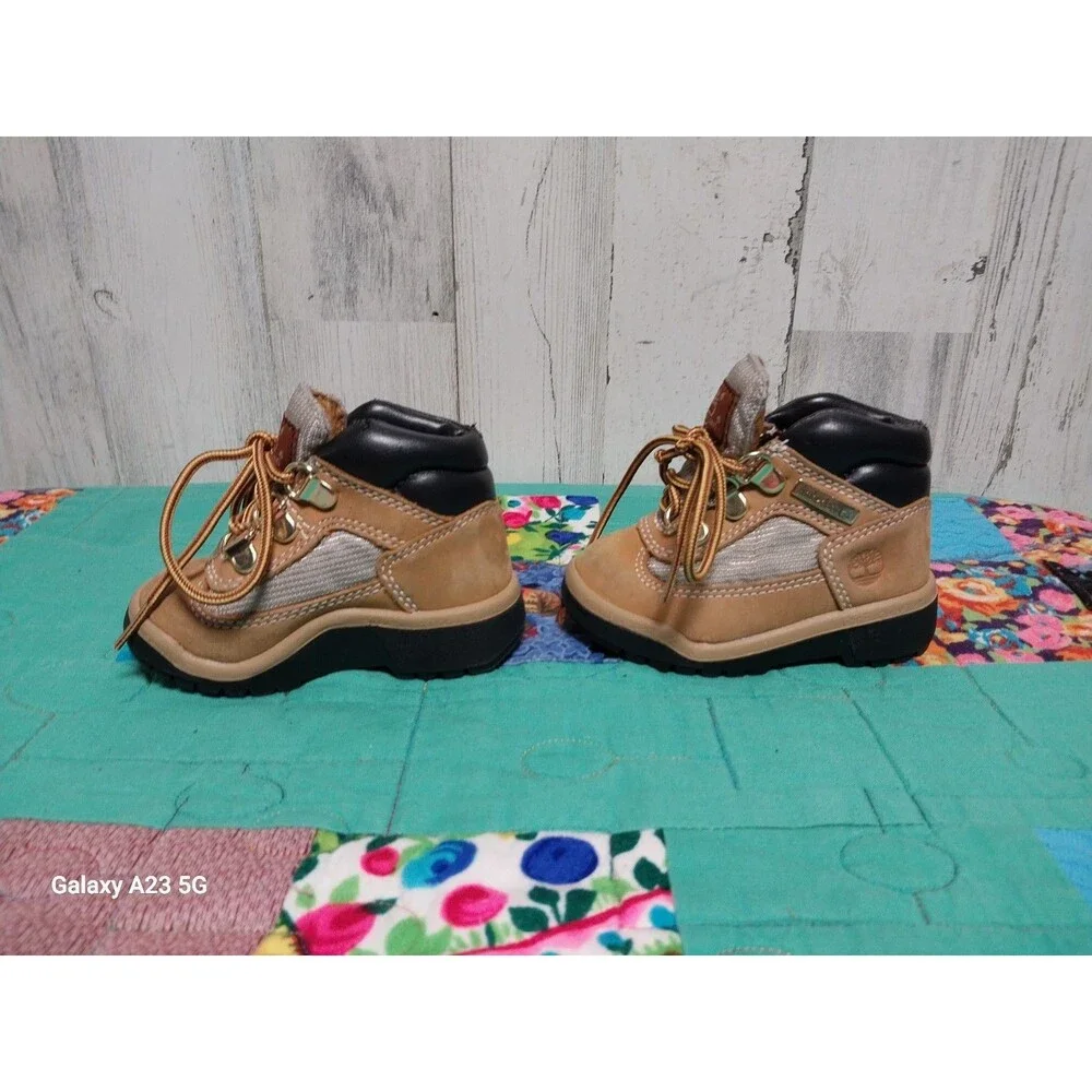 Timberland Toddlers Wheat Brown Field Boots 15845 Size 5